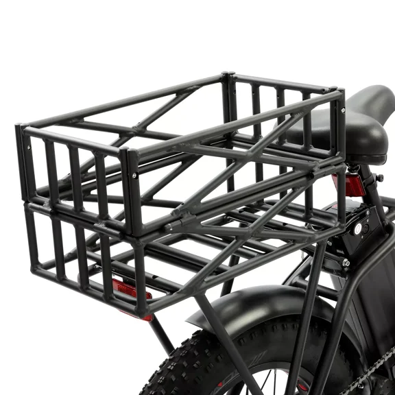 ECOTRIC Rear Rack Bike Basket Large Bicycle Electric Bike Basket