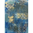 thumbnail image 2 of Haynes, Smith 11x14 White Modern Wood Framed Museum Art Print Titled - Ornate Azul D2, 2 of 4