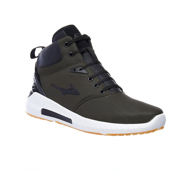 Tenis Tipo Bota Hombre Deportivo Moda Casual Verde 104C1A verde 30 Pontiac 104C1A