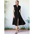 thumbnail image 4 of Womens Summer Casual Dress Black XL, 4 of 6