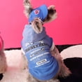 thumbnail image 3 of Ropa para perros primavera otoño Schnauzer osos Teddy perro Shiba estampado letra gradiente sin mangas sudadera con capucha para mascotas 강아지옷 одежда для собак, 3 of 5