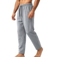 thumbnail image 2 of Eltusu Men's Athletic Pants, Gym Workout Elastic Waist Straight Legs Active Pants Gray Size 5XL, 2 of 4