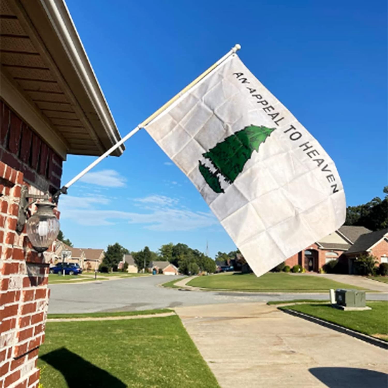 An Appeal To Heaven Flag 3x5 FT Double Side Flags for Outdoor lawn Banner,Heavy Duty Nylon Flags with Brass Grommets and Strips