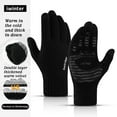 thumbnail image 3 of Miogawg Winter Gloves For Men Women, Cold Weather Warm Touchscreen Gloves, Thicken Anti-Slip Gloves For Running Driving, Thermal Soft Knit Lining, 3 of 9