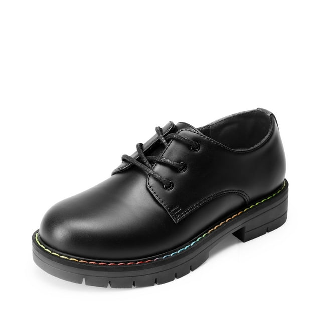 DREAM PAIRS Zapatos de Vestir para Niños y Niñas Zapatos Oxford Uniformes Formales Clásicos con Cordones para Niños
