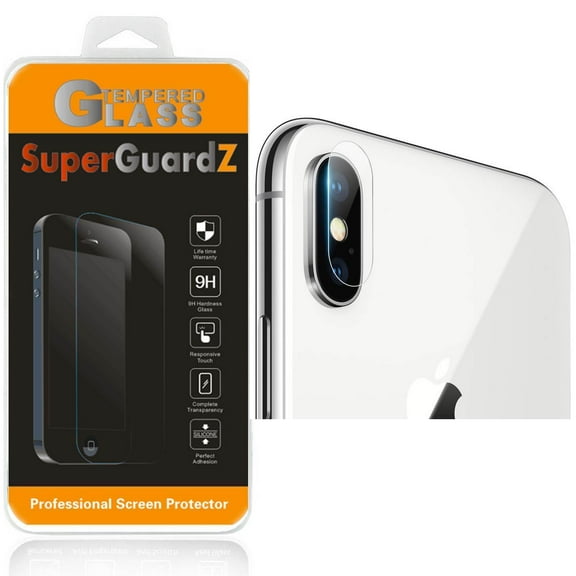 [3-Pack] Rear Camera Of iPhone X (2017 Release) SuperGuardZ Tempered Glass Screen Protector, 9H, Anti-Scratch, Anti-Bubble, Anti-Fingerprint