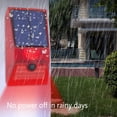 thumbnail image 4 of Bearachild Lámpara de alarma Solar multifunción, alarmas de seguridad con Control remoto, sirena de movimiento PIR, Detector de Sensor ligero, luz de Iluminación y accesorios Rojo Bearachild HA073374-01, 4 of 6