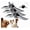 3 Pcs, variant on Flying Bat Dog Toy - Realistic Flapping Wings Interactive Pet Toy with Chirping Sounds, Electric Flying Bat Toy for Large/Small Dogs & Indoor Cats, (2 Pcs)