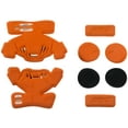 thumbnail image 2 of Pod MX Unisex-Child K1 Knee Brace Pad Set (Orange, Youth Large) Left, 2 of 2