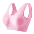 thumbnail image 2 of Sports Bras for Women Cute Mesh Sleep Pushup Supportive Everyday Invisible Padded Athletic No Underwire Comfy Shaping High Support High Impact Full Coverage Minimizer Plunge Bra Bralettes Pink, 2 of 8