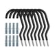 thumbnail image 3 of 8 Pack Heavy Duty Bike Storage Hooks, Ceiling Hooks, Plant Hooks, Utility Hooks for Garage, Wall, Black, 3 of 3