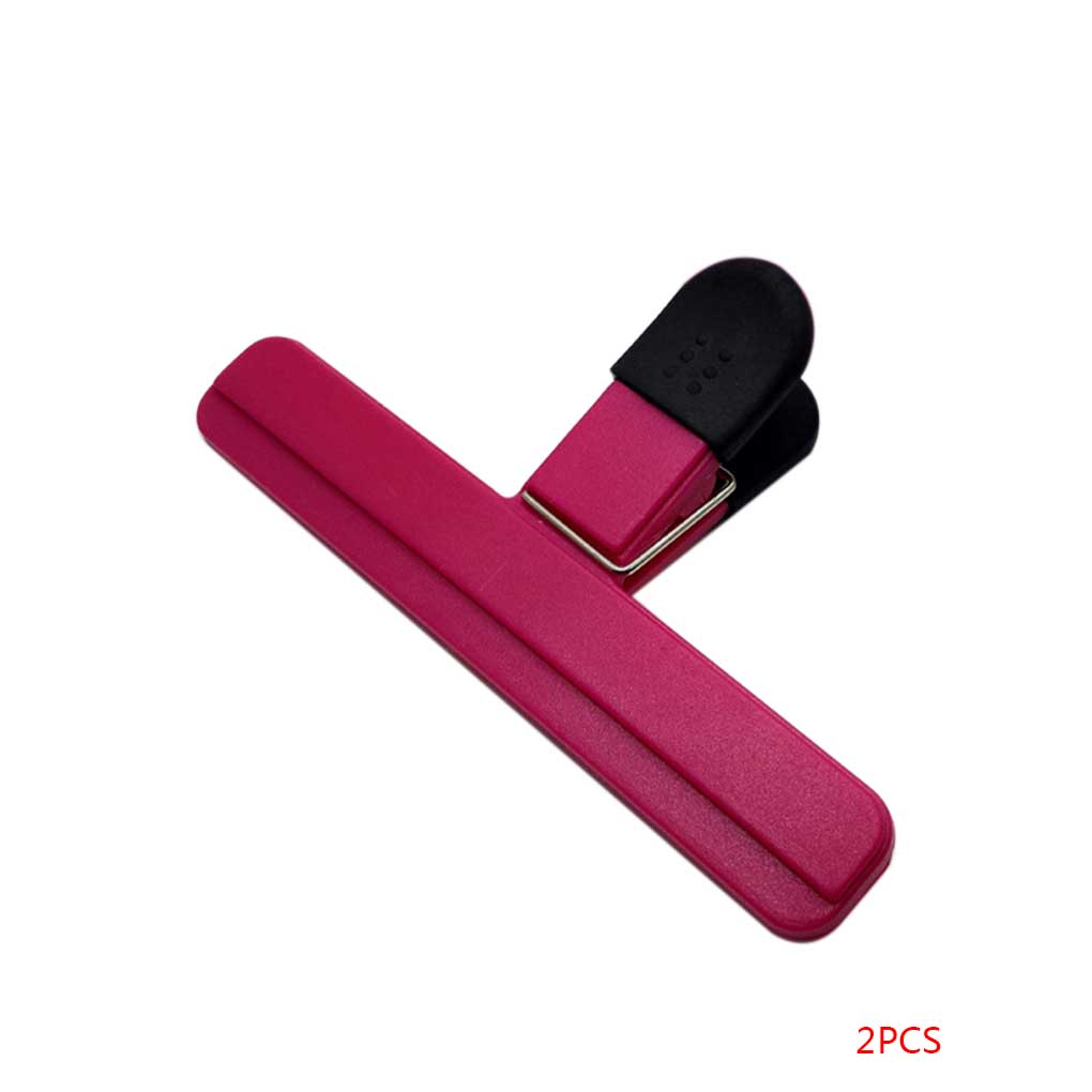 Maoww 2Pcs Plastic Bag Sealing Clamp Universal Food Sealing Clip Moistureproof Snack Clip Tea