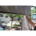 thumbnail image 2 of Carefree RV Awning Sun Block Panel 701009 EZ ZipBlocker; For Use Along Awning Length; Removable 10 Foot Length x 9 Foot Drop; 6 Foot Panel; Black Polyester With Vinyl Coating, 2 of 2