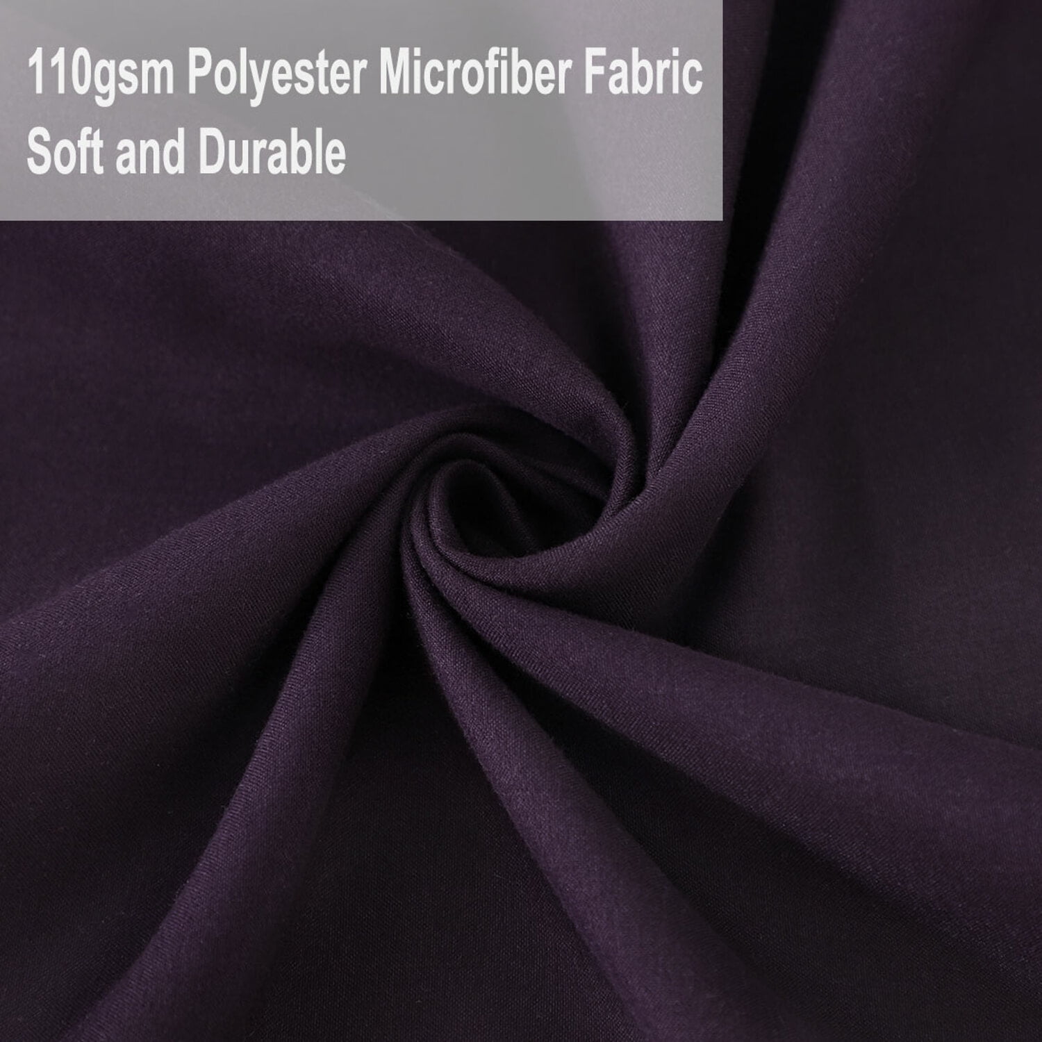 Unique Bargains 3-Pack Bow Tie Duvet Cover Bedding Set Queen Dark Purple