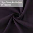 thumbnail image 2 of PiccoCasa 3 Piece Bow Tie Duvet Cover Bedding Set with 2 Pillowcases King Dark Purple, 2 of 6