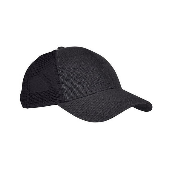 Econscious EC7093 Unisex Hemp Eco Trucker Recycled Polyester Mesh Cap - Black Black