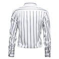 thumbnail image 5 of Penkiiy Mens Dress Shirts Regular Fit Long Sleeve Stretch Striped Business Dress Shirts for Men White Clearance, 5 of 7