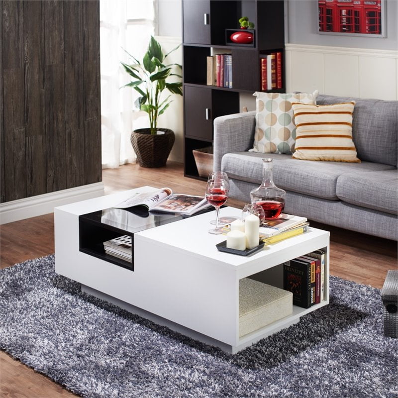 Furniture Of America Sydney Gl Top Insert Coffee Table In Furniture Of America Sydney Gl Top Insert Coffee Table In