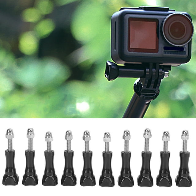 Fugacal Vis Longues avec Écrou pour, 10 Pcs/ensemble Adaptateur de Montage sur Trépied Vis Longues avec Écrou pour Accessoires