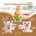 thumbnail image 2 of Juguete para Perros Nocciola Duradero con Sonido, Peluche de Animales de Granja, 2 of 7