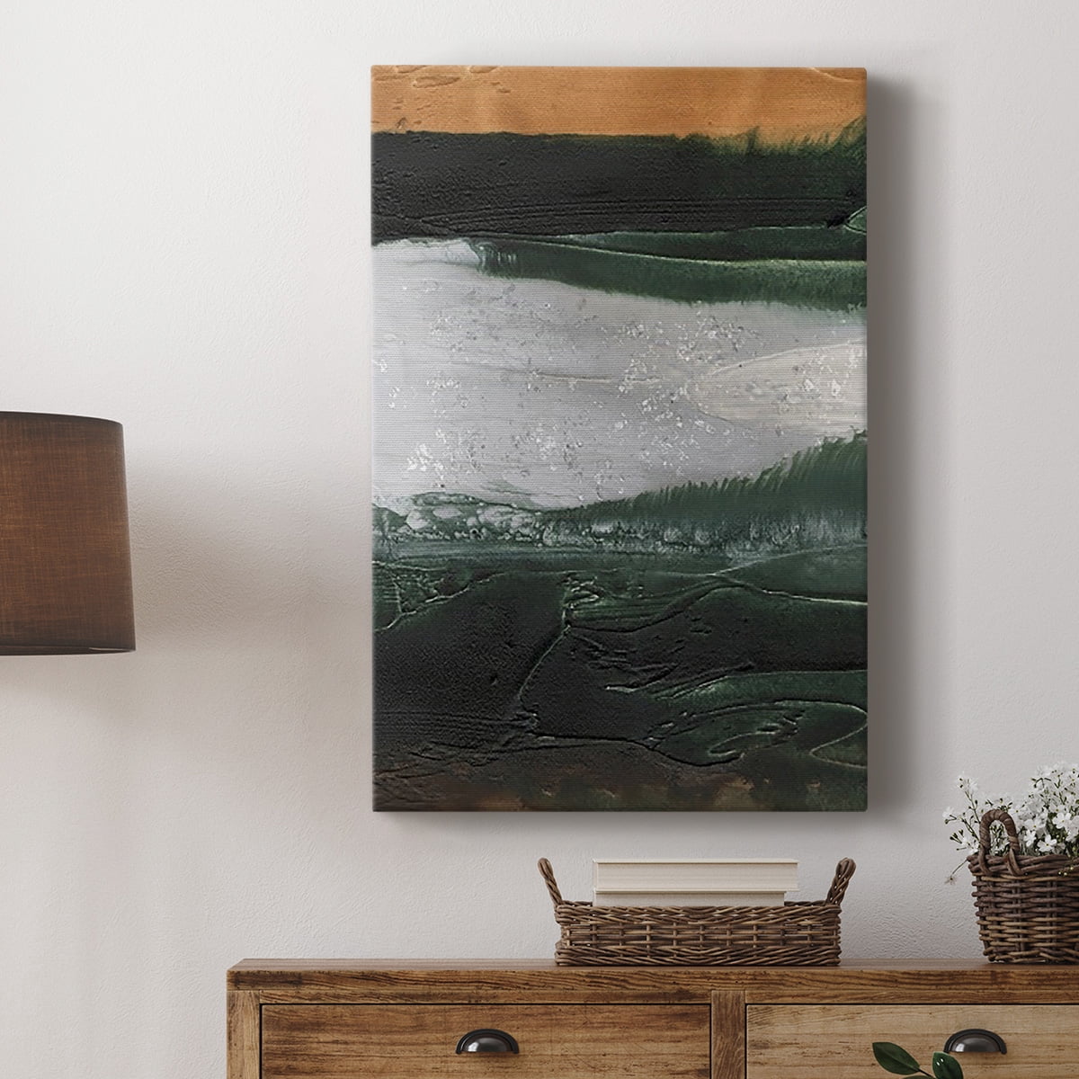 Embellished Coastal Plain II Premium Gallery Wrapped Canvas - Ready to Hang