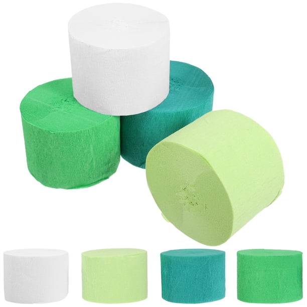 IDEANATEGRATE 8Ud Streamers De Crepé Decorativos Para Eventos Variados Con Textura Delicada Y Color