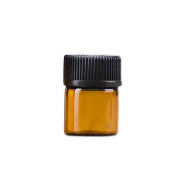 Seitruly Botella de aceite esencial de 100 piezas con orificio Reutilizable Dispensador de viaje de 1-3 ml Botellas de subempaque de varios tamaños masajeadores Como se muestra 1ml Seitruly CE014043-01