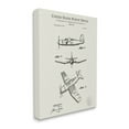 thumbnail image 3 of Stupell Industries Detailed Plane Aircraft Chart Graphic Art Gallery Wrapped Canvas Print Wall Art, Design by Karl Hronek, 3 of 7
