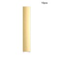 thumbnail image 2 of Etiqueta engomada de la pared de espejo de oro Decoración transparente Superficie suave Efecto reflectante Alta viscosidad Autoadhesivo para baño 10 piezas Jumpingount HA028369-00, 2 of 7