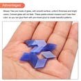 thumbnail image 4 of Uxcell 200g Mosaic Tiles Rhombus Shape Glass Mosaic Tiles Stained Mosaic Glass for Art Crafts DIY Projects Dark Blue, 4 of 5