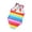 Multicolor, variant on Kiijoy Girls Rainbow Striped One-Piece Swimsuit Kids Cute Beach Bathing Suit, Sizes 4-8