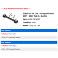 thumbnail image 2 of Stabilizer Bar Link - Compatible with 2009 - 2023 Audi A4 Quattro 2010 2011 2012 2013 2014 2015 2016 2017 2018 2019 2020 2021 2022, 2 of 2