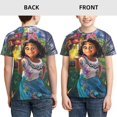 thumbnail image 3 of Encanto Boys Girls 3d Graphic Printed T-Shirt Crewneck Short Sleeve Tees, 3 of 7