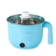 thumbnail image 5 of Olla Eléctrica Multifuncional, Bandeja Calefactora, Pequeña Cocina Eléctrica, Mini Vaporera Multiusos para Sopa, Olla de Cocina de 1,2 L para Fideos, azul de una sola capa mayimx  Ollas Calientes Eléctricas, 5 of 9