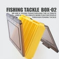 thumbnail image 3 of SIEYIO Double Side Accessory Waterproof Tackle Tool Box Fishing Hook Storage Organizers, 3 of 21