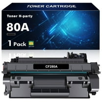80A Toner Cartridge Compatible for HP 80A CF280A LaserJet Pro M401dn M401dne M401dw M401n M425dn M401 M425 Printer Ink (Black, 1-Pack)