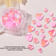 thumbnail image 2 of Decoración de uñas con cristales en forma de corazón y parte trasera plana con diamantes de imitación, 2 of 5