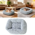 thumbnail image 2 of Donut Dog Cat Bed Cozy Cave for Improved Sleep - Self-Warming Calming Cuddler Burrow Bed, Soft Plush Pet Cushion for Small Medium Dogs & Cats, 2 of 6