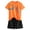 b38-Orange, variant on KPOPLK Boys 2-piece Clothes Teen Boys Short Sleeve Graphic T-Shirt and Shorts Set, Lightweight & Breathable Size 15-16 Years,Orange