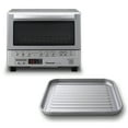 Panasonic FlashXpress Express Large Countertop Toaster Oven in Silver