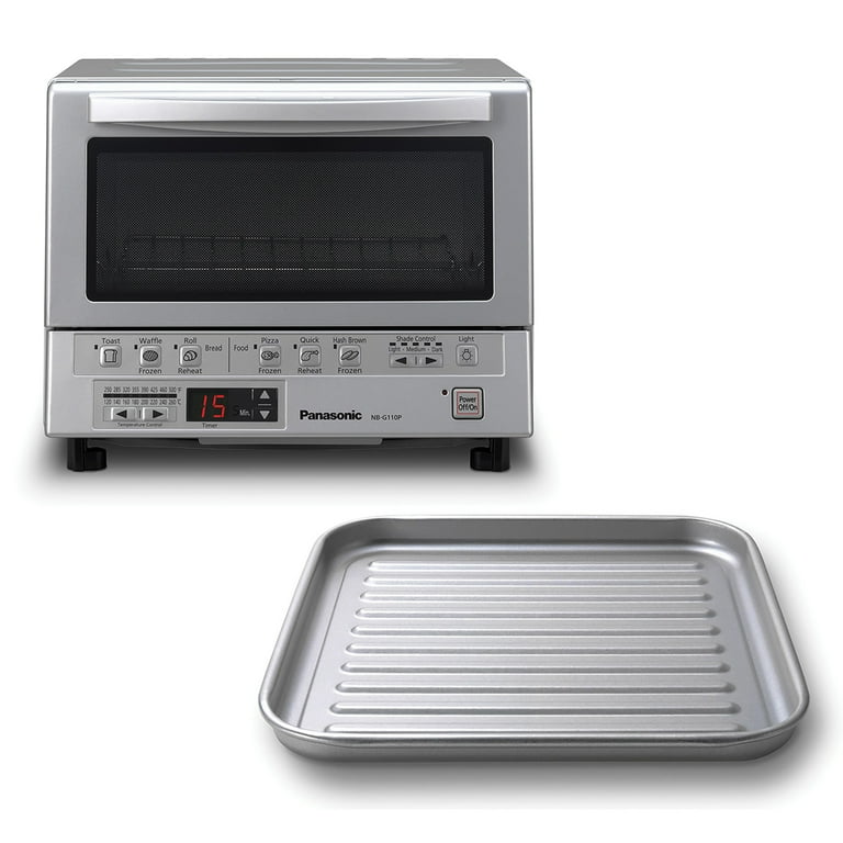 Free Shipping! Panasonic FlashXpress Silver Toaster Oven in Free Shipping! Panasonic FlashXpress Silver Toaster Oven in