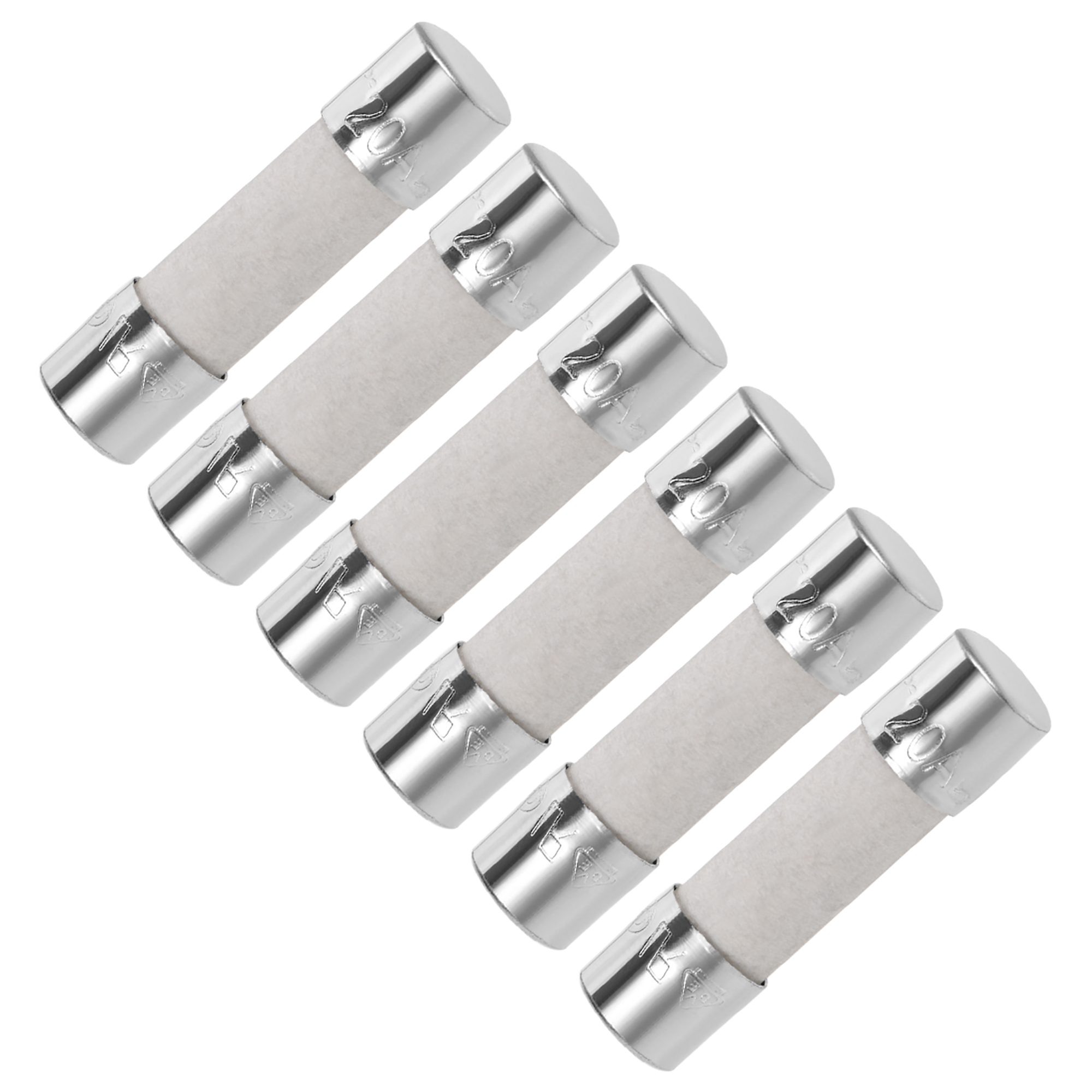 Automotive Cartridge Fuse 20A 250V 5x20mm Slow Blow Replacement for Car