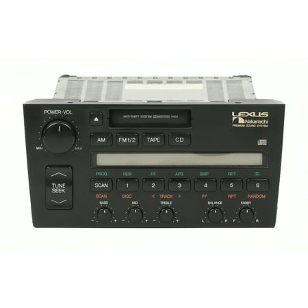 1990-1992 Lexus LS400 Radio Nakamichi Sound AM FM Cassette 86120-50080 N004 -
