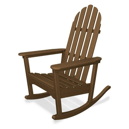 POLYWOOD® Classic Bimini Recycled Plastic Adirondack Rocking Chair