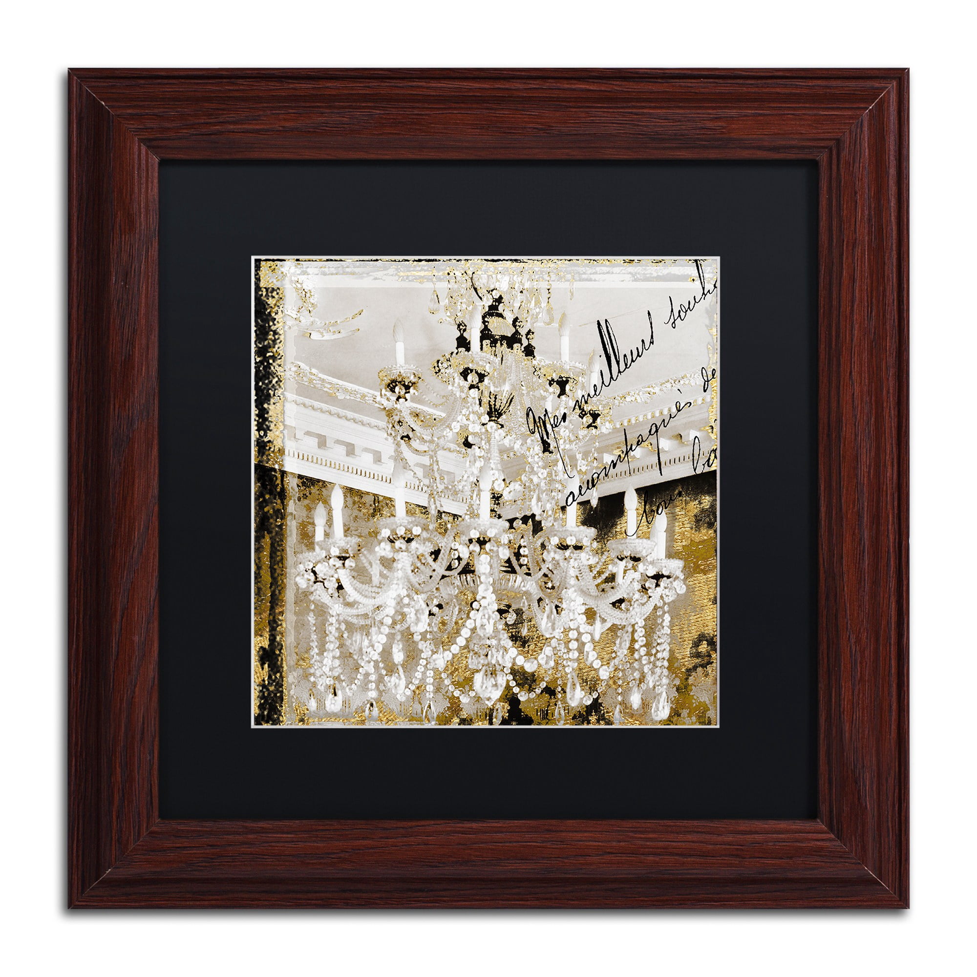 Trademark Fine Art "Chand 2" Canvas Art by Color Bakery, Black Matte, Wood Frame