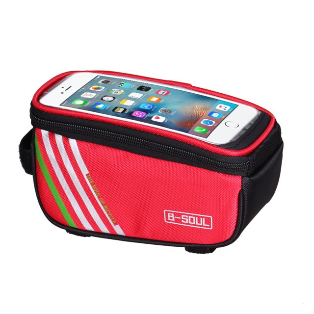 Teléfono móvil Bicicleta Ciclismo Cuadro de bicicleta Tubo frontal Bolsa impermeable Multifu JShteea Accesorios para bicicletas