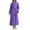 Purple, variant on Winter Bathrobe Soft And Cozy Kimono Robe With Pockets For Spa And Wear Nightshirt Soft Pajamas