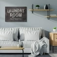 thumbnail image 2 of Stupell Industries Laundry Room Bathroom Wood Textured Word Design Canvas Wall Art by Gigi Louise, 2 of 6