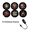 christmas 6 scenes, variant on Plug and Play HD Christmas Projector Galaxy Projector Night Light Holiday Scene Lamp for Christmas Halloween Butterfly Ocean Prayer Theme Decoration (christmas 6 scenes)