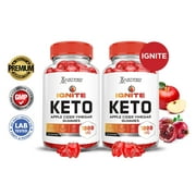 (2 Pack) Ignite Keto ACV Gummies 1000MG Dietary Supplement 120 Gummys